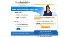 Desktop Screenshot of floridadebtrelief.org